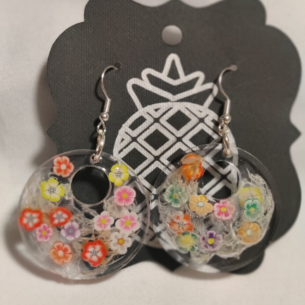 Glow in the dark earrings